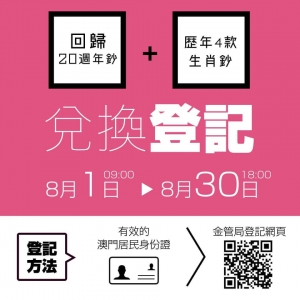 回歸紀念鈔及生肖鈔下月初網上登記
